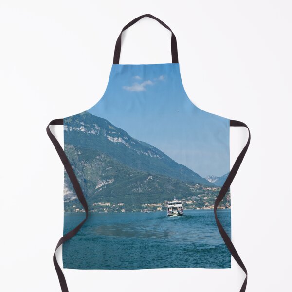 Item preview, Lake Como Gems - a Ferryboat Approaching Charming Menaggio on Lago di Como in Lombardy Italy designed and sold by Georgia Mizuleva.