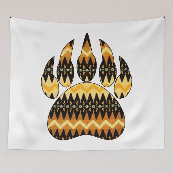 Item preview, Bear Claw with native american pattern designed and sold by nativeStor.