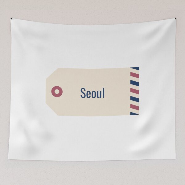 Artikelvorschau, Seoul Tag entworfen und verkauft von CityCollection.
