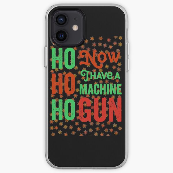 Ho ho ho now i have a machine gun - Die Hard Xmas Jumper for holiday party lovers iPhone Soft Case