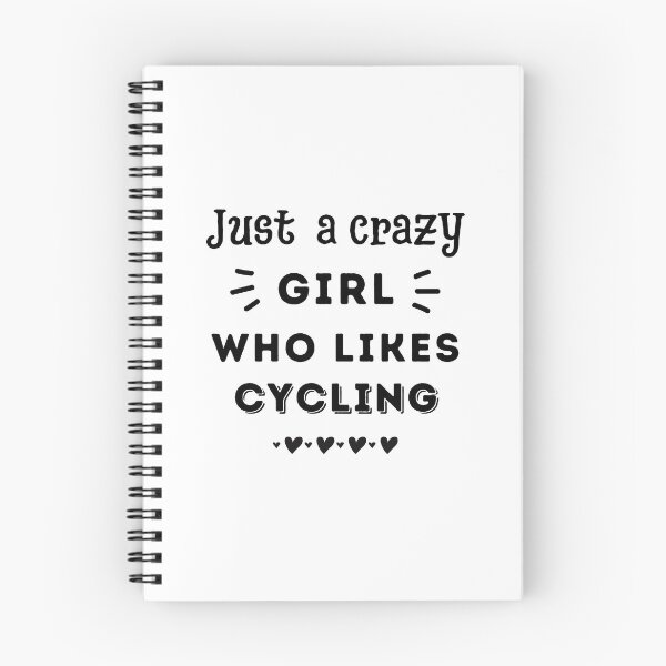 Item preview, Just a crazy girl who likes cycling designed and sold by TheGreenGoat.