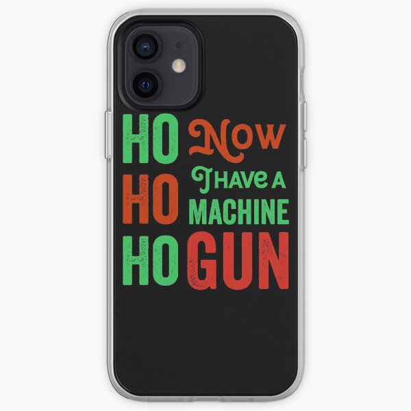 Ho ho ho now i have a machine gun - Die Hard Xmas Jumper for holiday party lovers iPhone Soft Case