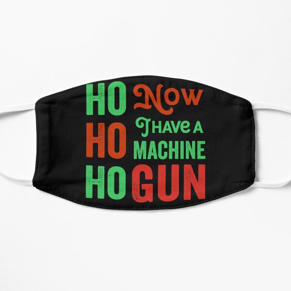 Ho ho ho now i have a machine gun - Die Hard Xmas Jumper for holiday party lovers Mask