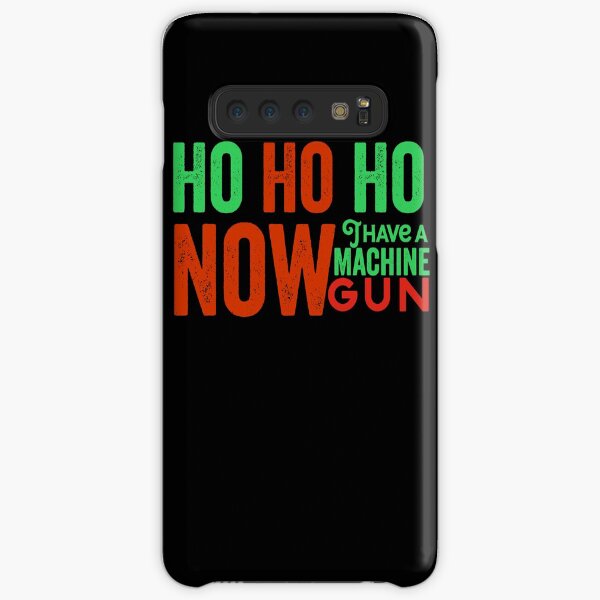 Ho ho ho now i have a machine gun - Die Hard Xmas Jumper for holiday party lovers Samsung Galaxy Snap Case