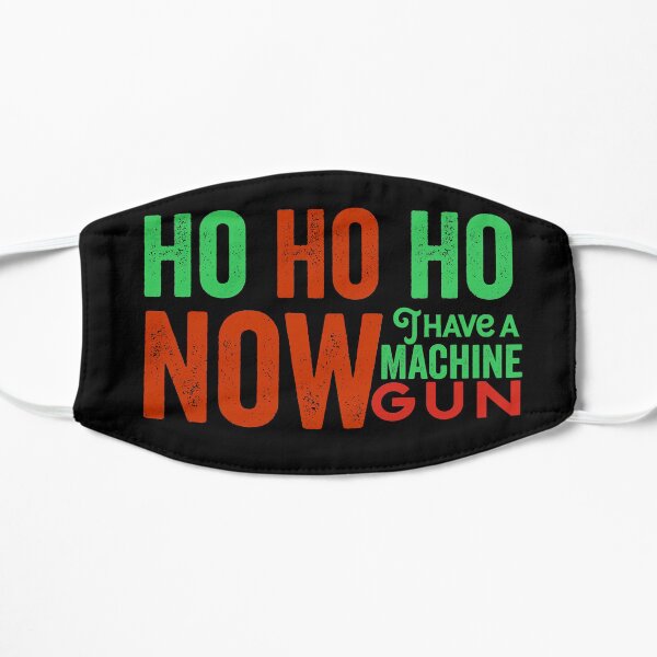 Ho ho ho now i have a machine gun - Die Hard Xmas Jumper for holiday party lovers Mask