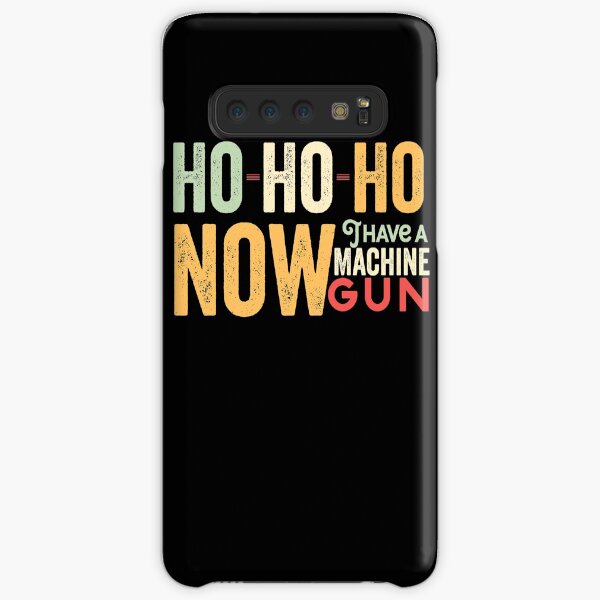 Ho ho ho now i have a machine gun - Die Hard Xmas Jumper for holiday party lovers Samsung Galaxy Snap Case