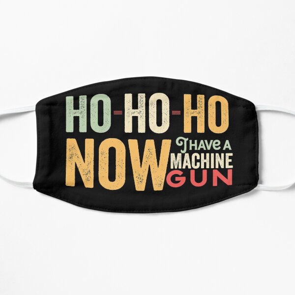 Ho ho ho now i have a machine gun - Die Hard Xmas Jumper for holiday party lovers Mask