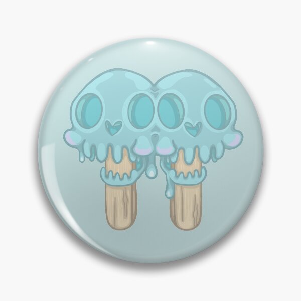 Item preview, Blue Conjoined SkullPop designed and sold by Rat Pup.
