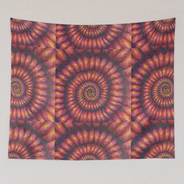 Item preview, Ammonite in purple and yellow designed and sold by cjnconway.
