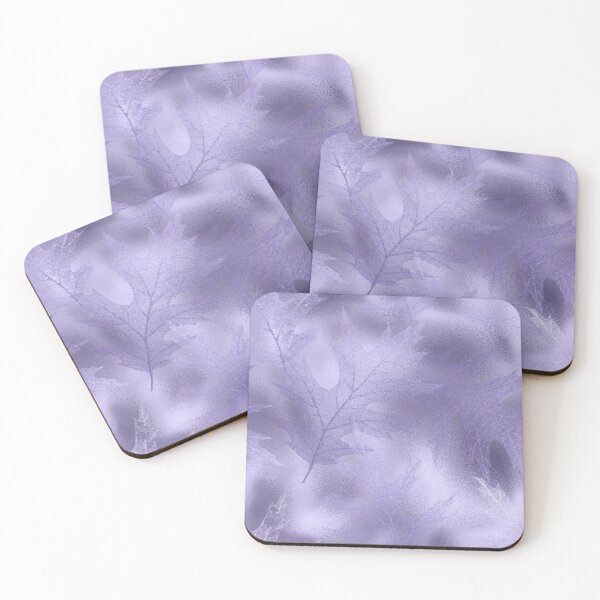 Item preview, Translucent pink purple violet oak leaves, shimmering designed and sold by AnnieHochmann.