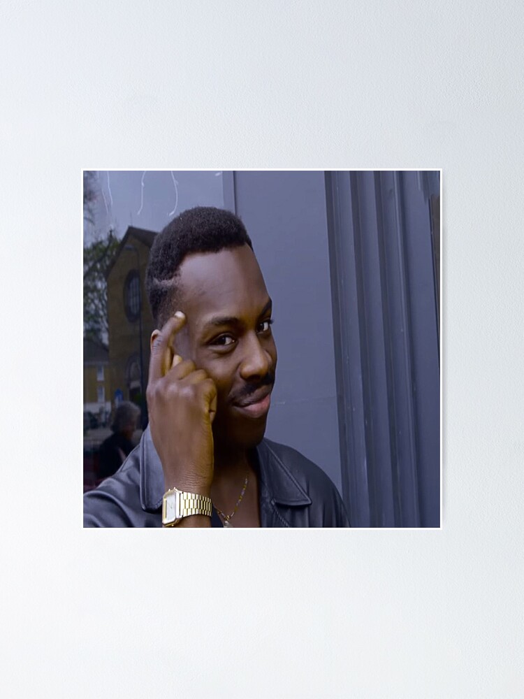 Thinking Black Man Meme Design Templates