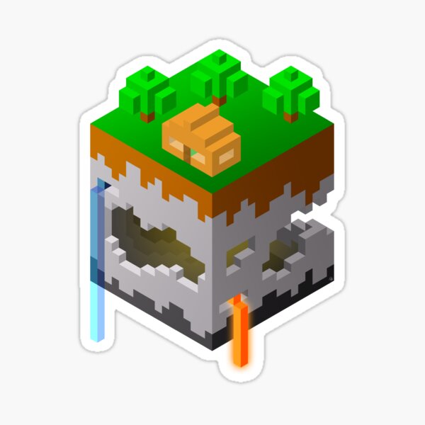 Minecraft Block Sticker