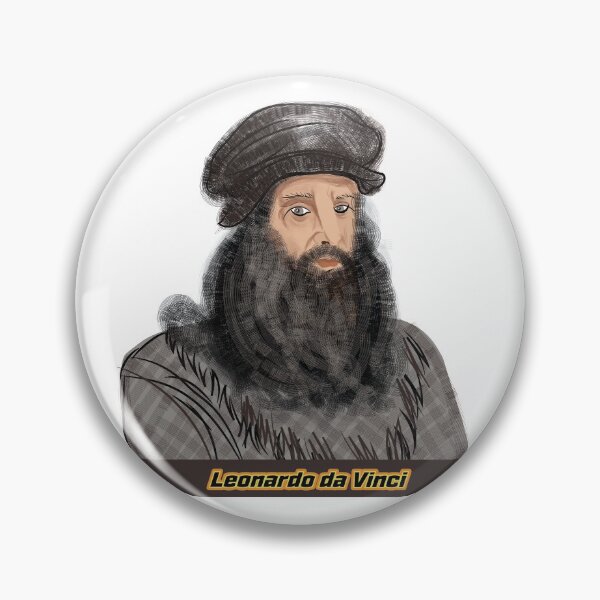 Item preview, Leonardo da Vinci portrait  | Leonardo da Vinci poster  designed and sold by KARTICK DUTTA.