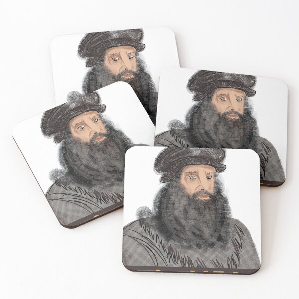 Item preview, Leonardo da Vinci portrait  | Leonardo da Vinci poster  designed and sold by KARTICK DUTTA.