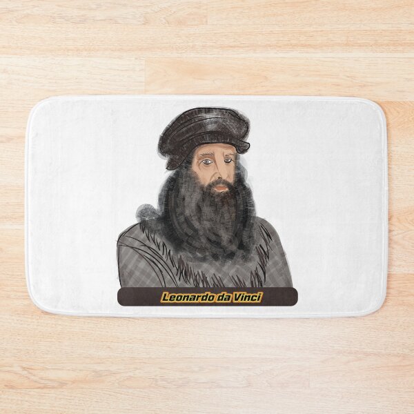 Item preview, Leonardo da Vinci portrait  | Leonardo da Vinci poster  designed and sold by KARTICK DUTTA.