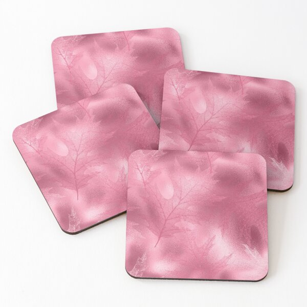 Item preview, Translucent pink red oak leaves, shimmering designed and sold by AnnieHochmann.