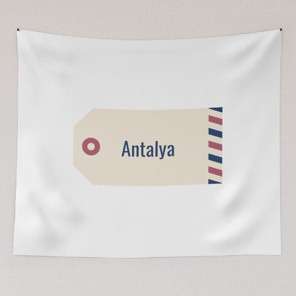 Aperçu de l'œuvre Étiquette d'Antalya créée et vendue par CityCollection.