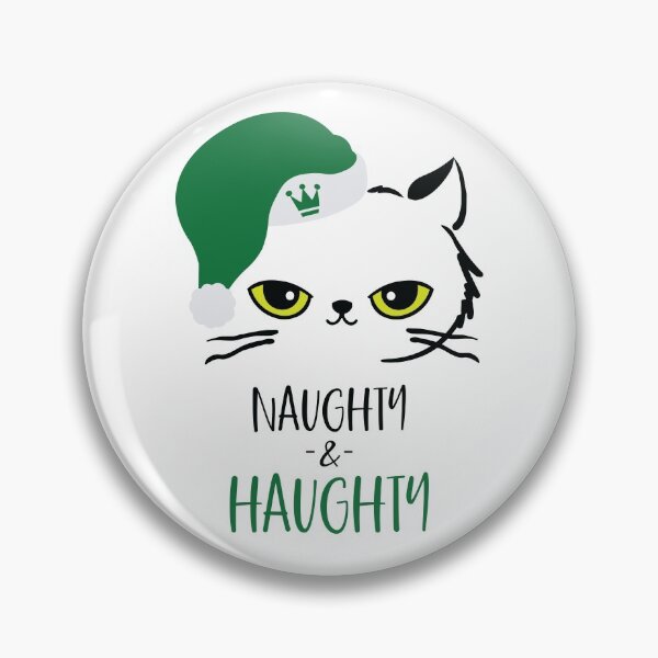 Item preview, Naughty & Haughty- Funny Royal Cat in Santa's Hat  designed and sold by HeraAndKosmos.