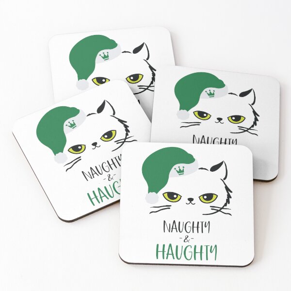 Item preview, Naughty & Haughty- Funny Royal Cat in Santa's Hat  designed and sold by HeraAndKosmos.