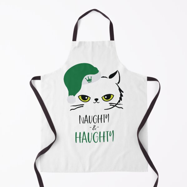 Item preview, Naughty & Haughty- Funny Royal Cat in Santa's Hat designed and sold by HeraAndKosmos.