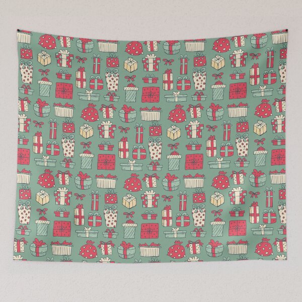 Item preview, Christmas Presents Pattern designed and sold by arrowroses.