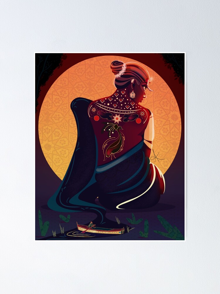 Alternate view of Etched Poster