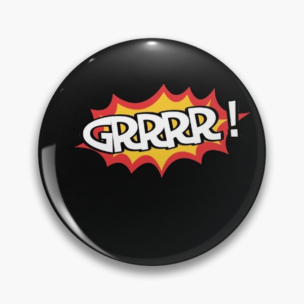 Item preview, GRRRR! Comic Cartoon Bubble Speech Gift designed and sold by nouvinamed.