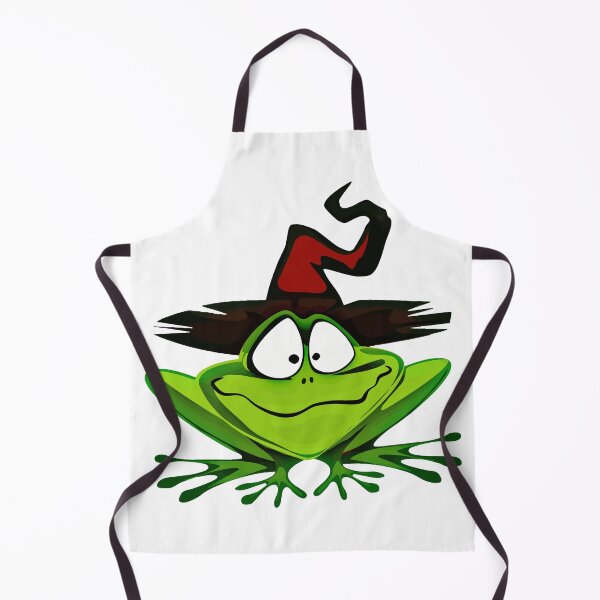 Item preview, Frog with witch hat designed and sold by Cartoon-animals.