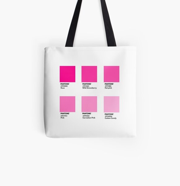 Bright pink gradient pantone color swatch | Greeting Card
