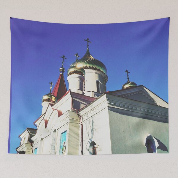 Item preview, Orthodox church with shining domes designed and sold by helenkaiy.