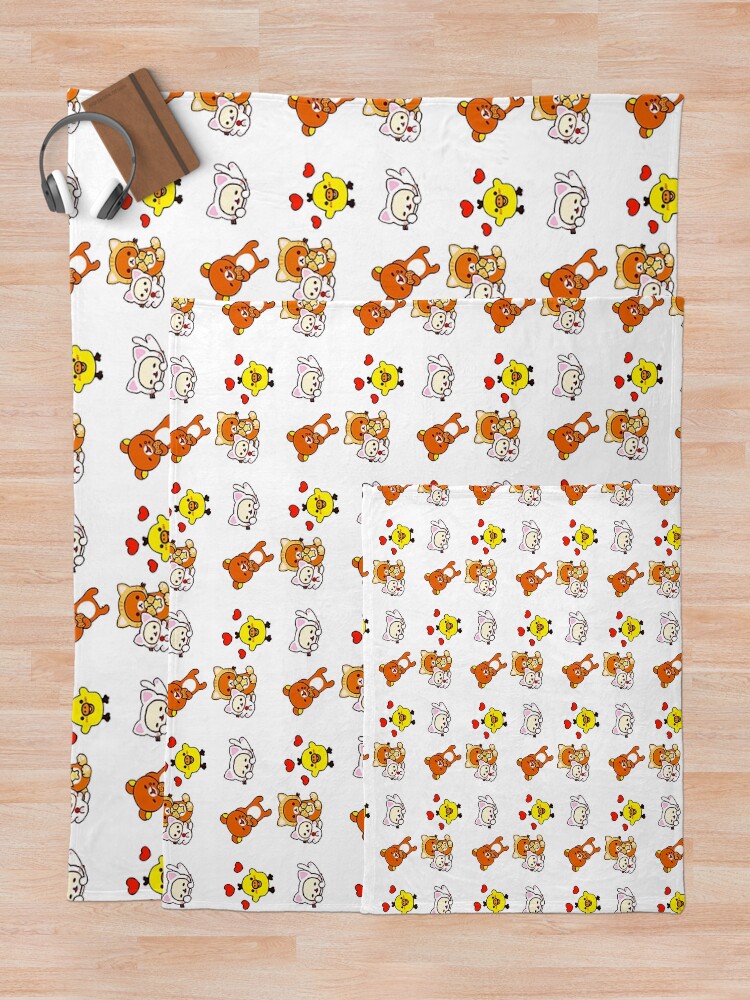 "rilakkuma and friends Farm" Throw Blanket for Sale by gnoga Redbubble