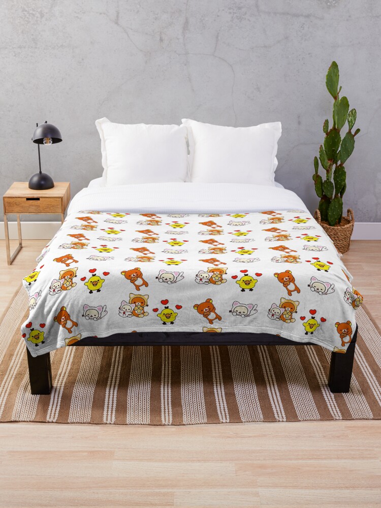 "rilakkuma and friends Farm" Throw Blanket for Sale by gnoga Redbubble