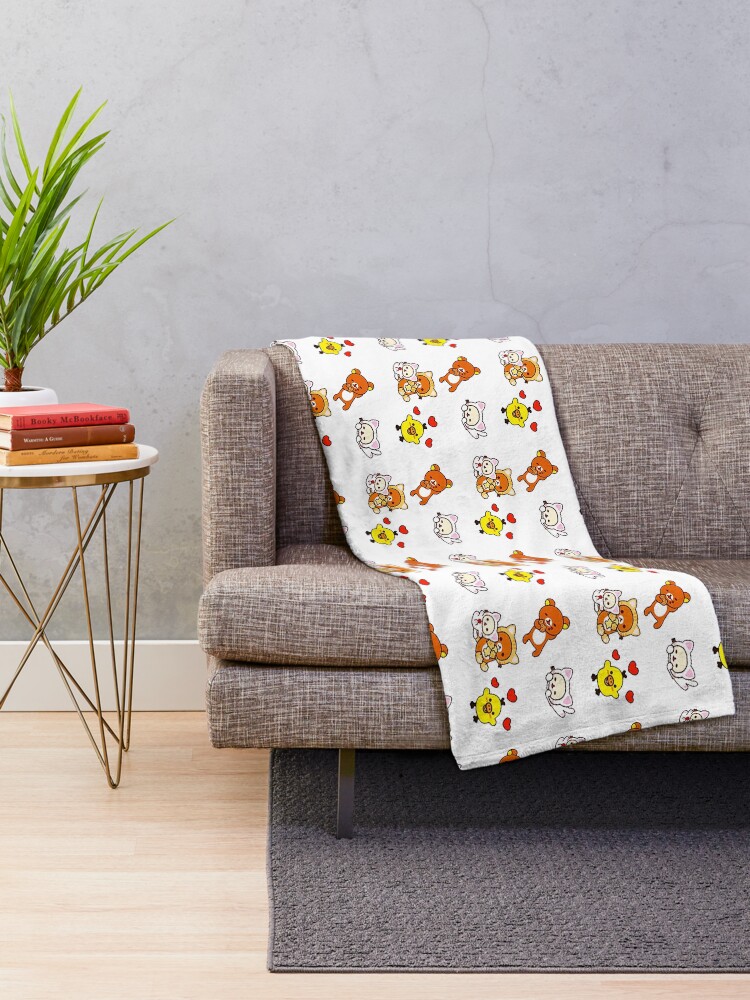 "rilakkuma and friends Farm" Throw Blanket for Sale by gnoga Redbubble