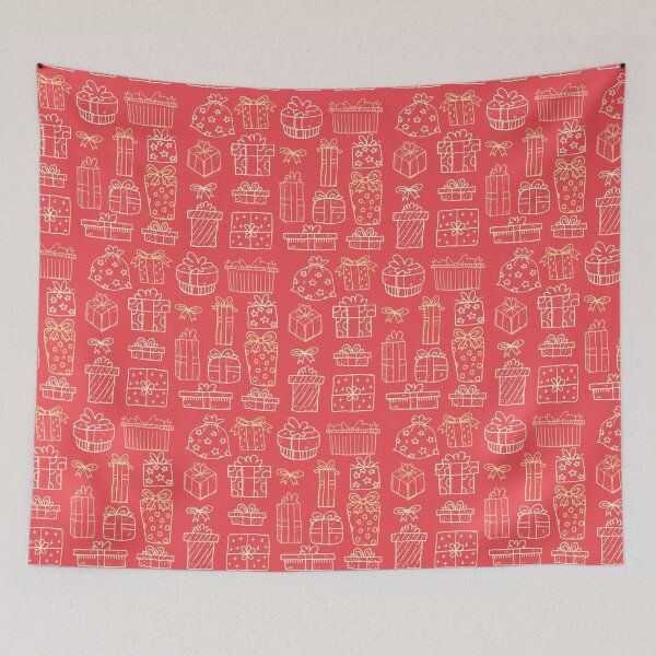 Item preview, Christmas Presents Red Pattern designed and sold by arrowroses.