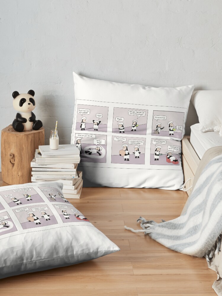 Alternate view of cookies Floor Pillow
