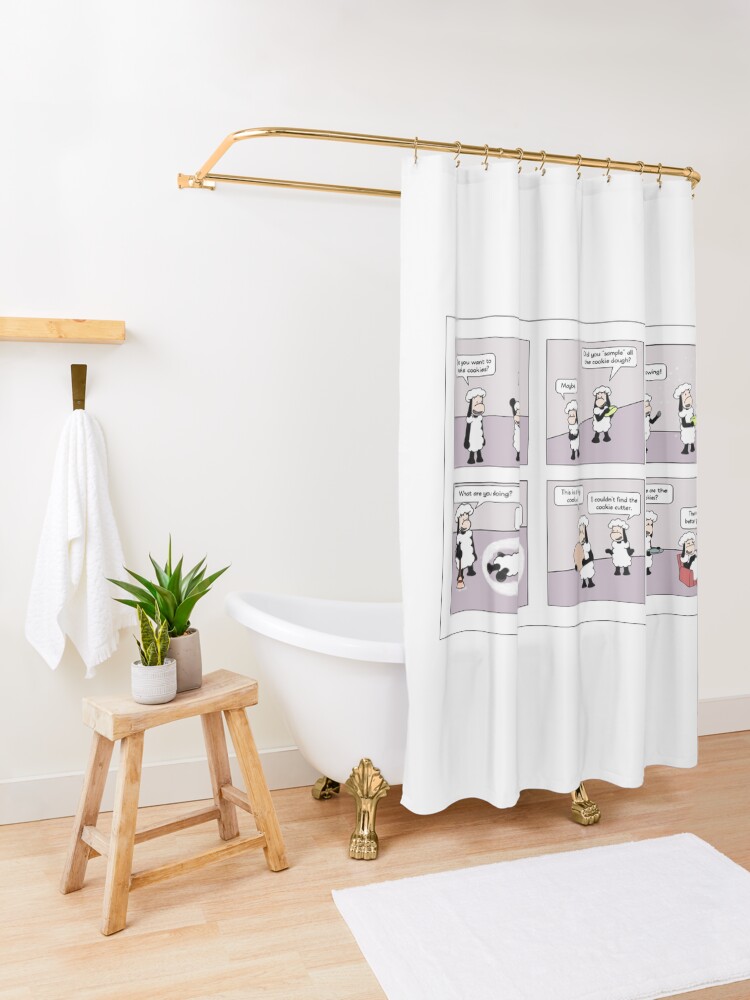 Alternate view of cookies Shower Curtain