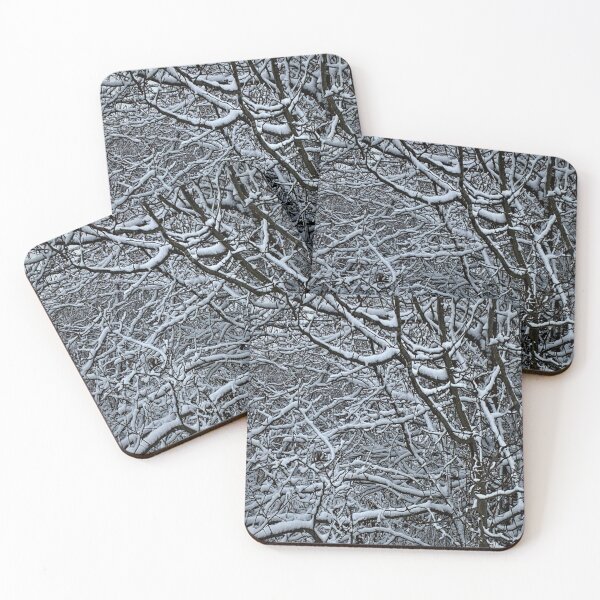 Item preview, Snow on tangled branches designed and sold by ralphsamo.