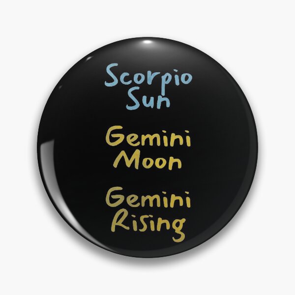 Item preview, Scorpio Sun Gemini Moon Gemini Rising Text designed and sold by leomooncreates.