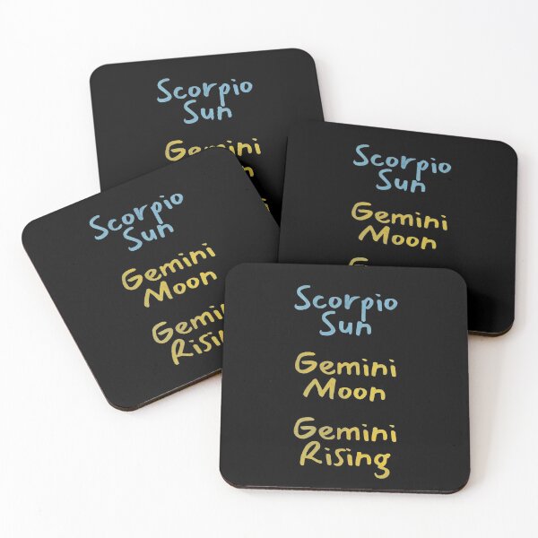 Item preview, Scorpio Sun Gemini Moon Gemini Rising Text designed and sold by leomooncreates.