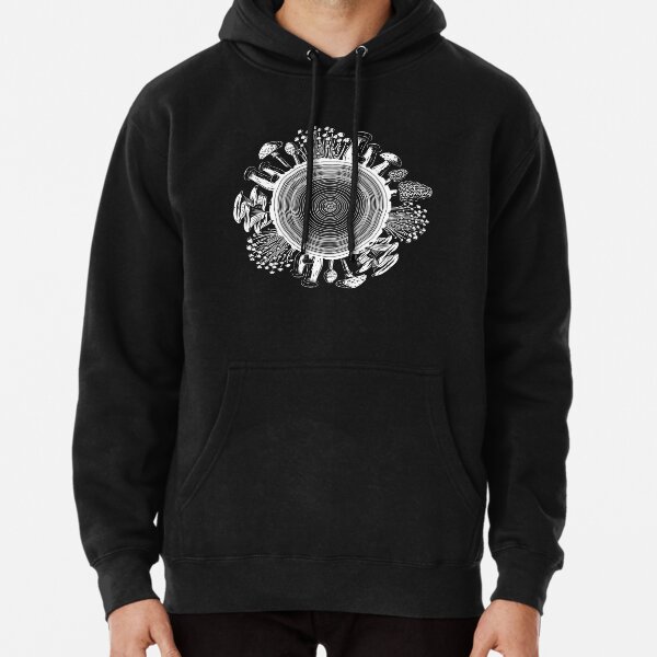 Mushroom Ring Tee Pullover Hoodie