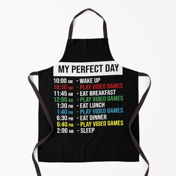 Item preview, My Perfect Day Video Games Funny Gamer Gift Xmas Vintage designed and sold by Shopini.
