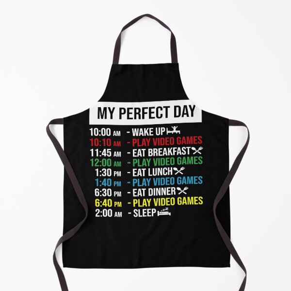 Item preview, My Perfect Day Video Games Funny Gamer Gift Xmas Vintage designed and sold by Shopini.