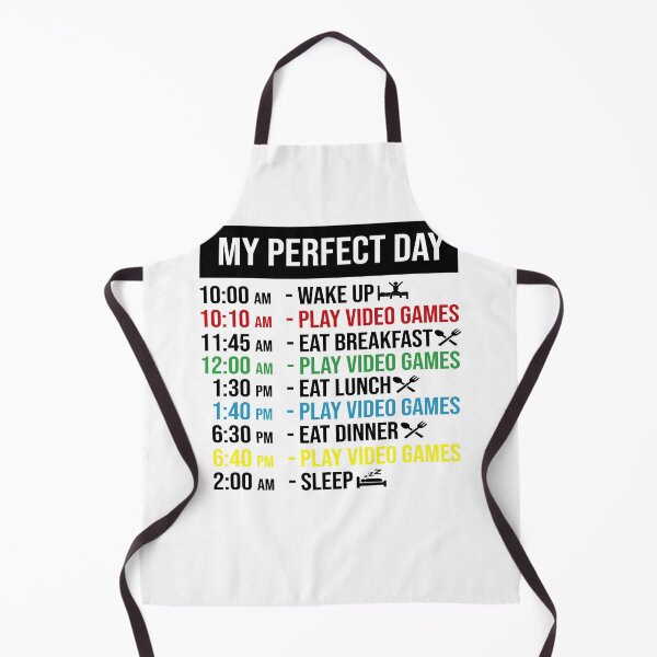 Item preview, My Perfect Day Video Games Funny Gamer Gift Xmas Vintage designed and sold by Shopini.