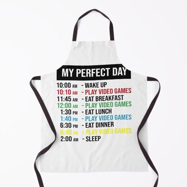 Item preview, My Perfect Day Video Games Funny Gamer Gift Xmas Vintage designed and sold by Shopini.