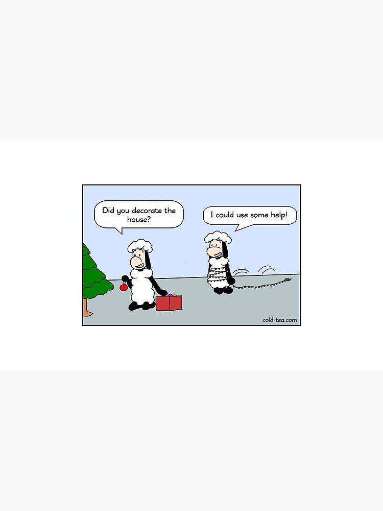 christmas decoration by coldteacomics