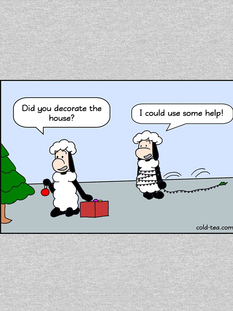 christmas decoration by coldteacomics