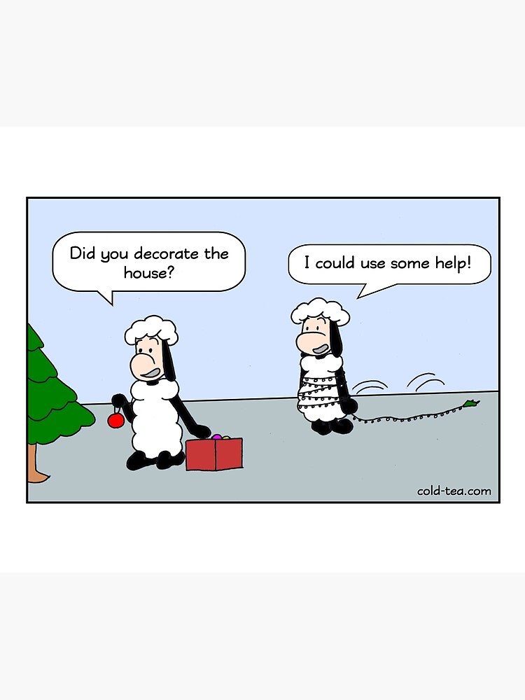 christmas decoration by coldteacomics