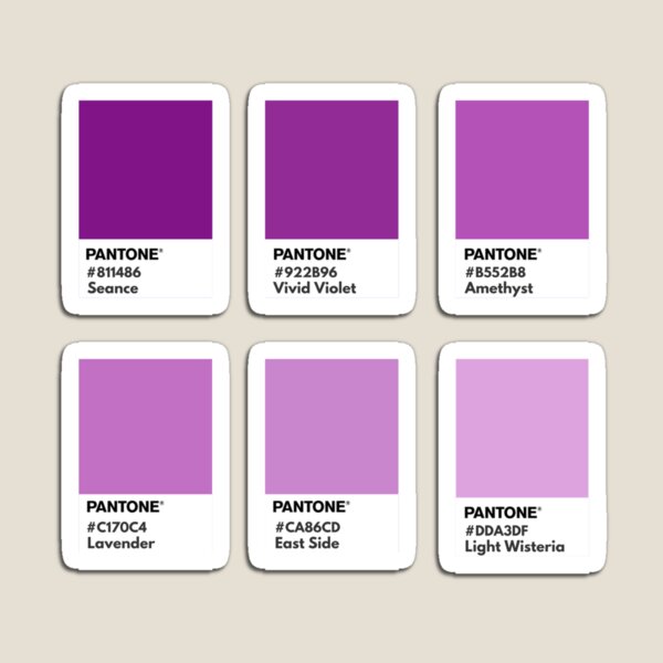 pantone purple swatch