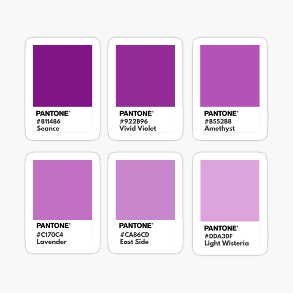 Light purple gradient pantone color swatch Hardcover Journal for Sale by  softlycarol