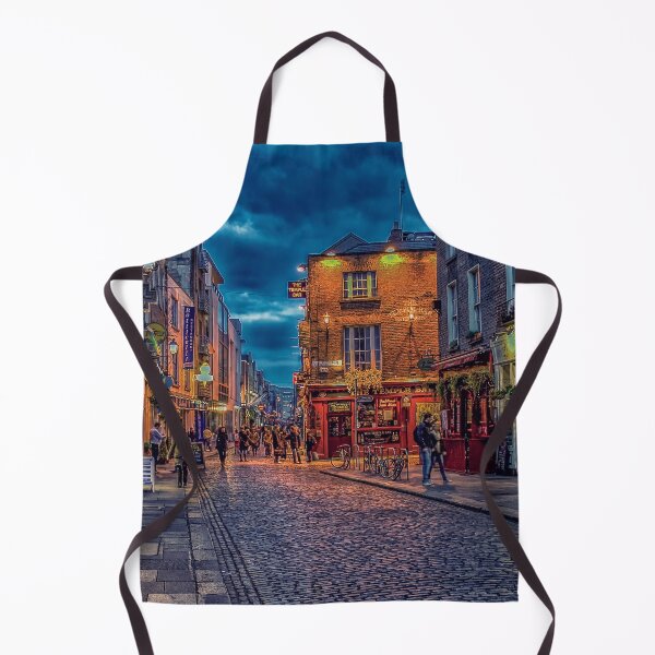 Item preview, Temple Bar district in Dublin at night designed and sold by Photopat.